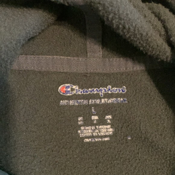 Champion Hoodie Large Gray - Picture 6 of 9